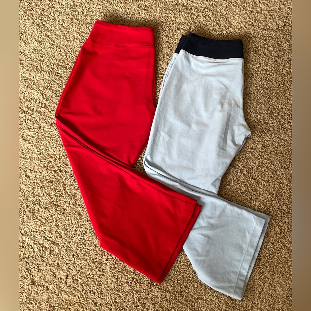 2 pairs Nike athletic pants cropped